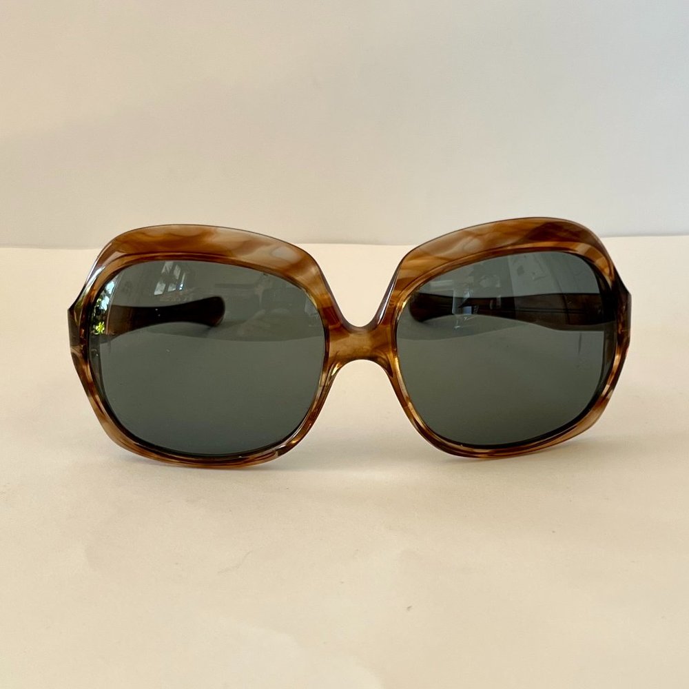 Glamorous Oversized Vintage 1970s Sunglasses Made in France